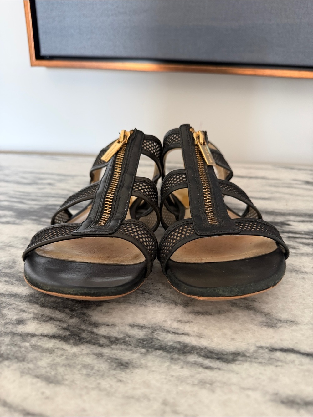 Michael Kors Zipper Sandals - Picture 2 of 7